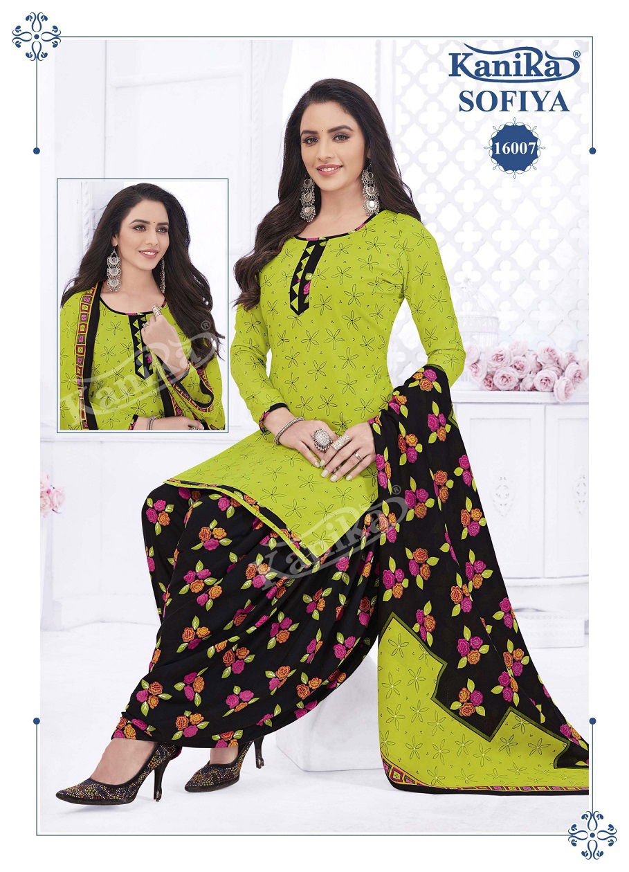 Sofia Vol 16 By Kanika Cotton Salwar Suit Catalog